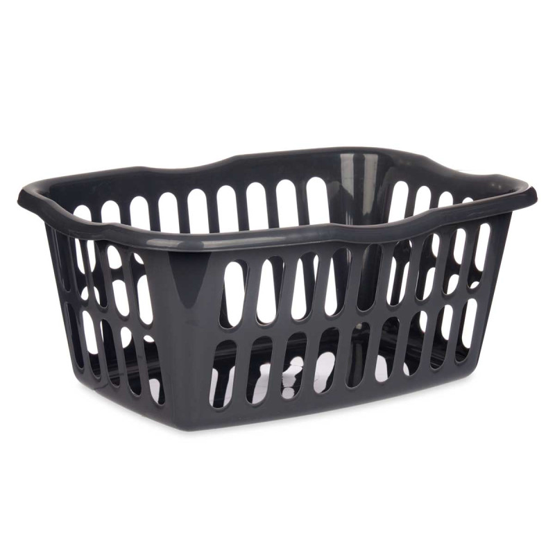 RECTANG. BASKET 58X42CM DIAM ANTHRACITE OPENWORK 