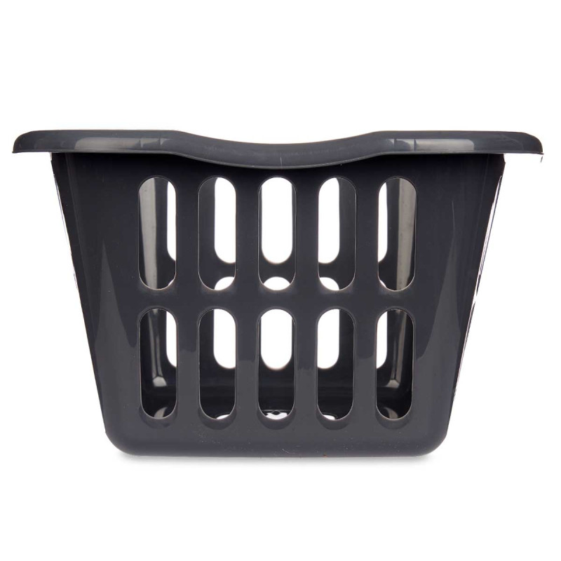 RECTANG. BASKET 58X42CM DIAM ANTHRACITE OPENWORK 