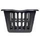 RECTANG. BASKET 58X42CM DIAM ANTHRACITE OPENWORK 