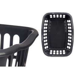 RECTANG. BASKET 58X42CM DIAM ANTHRACITE OPENWORK 