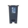 POUBELLE À PÉDALE 10L ANTHRACITE