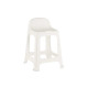 SGABELLO ALTO PLASTICA BIANCA