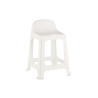 SGABELLO ALTO PLASTICA BIANCA