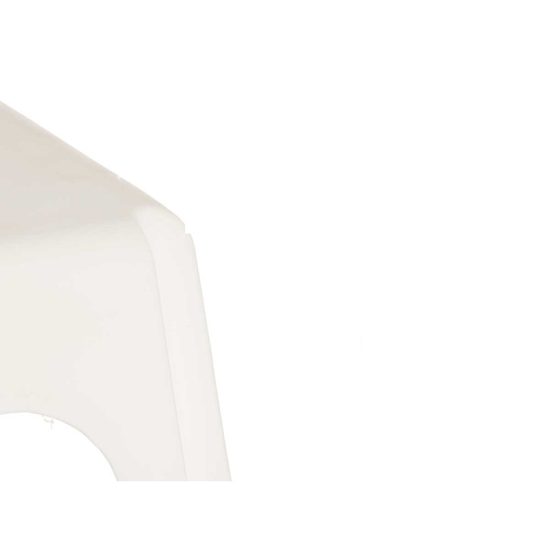 SGABELLO ALTO PLASTICA BIANCA