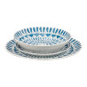 SET 12PCS MEDINA DINNERWARE BLUE GREY
