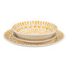 SET 12PCS MEDINA SERVIZIO DA TAVOLA SENAPE GRIGIO
