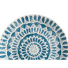 PLATO MEDINA LLANO AZUL GRIS 27CM