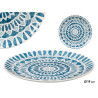 ASSIETTE MÉDINA DESSERT BLEU GRIS 19CM