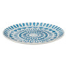 PLATO MEDINA POSTRE AZUL GRIS 19CM