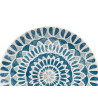ASSIETTE MÉDINA DESSERT BLEU GRIS 19CM