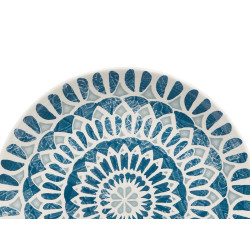 PIATTO FONDO MEDINA BLU GRIGIO 20CM