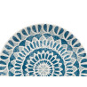 ASSIETTE MEDINA CREUSE BLEU GRIS 20CM