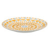 DESSERT MEDINA PLAT MUSTARD GREY 19CM