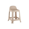 SGABELLO ALTO IN PLASTICA BEIGE