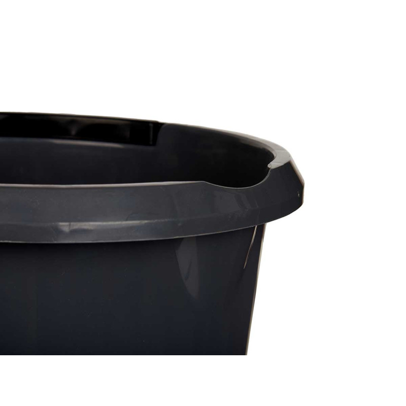 PLASTIC MEASURING BUCKET HANDLE GREY 10L