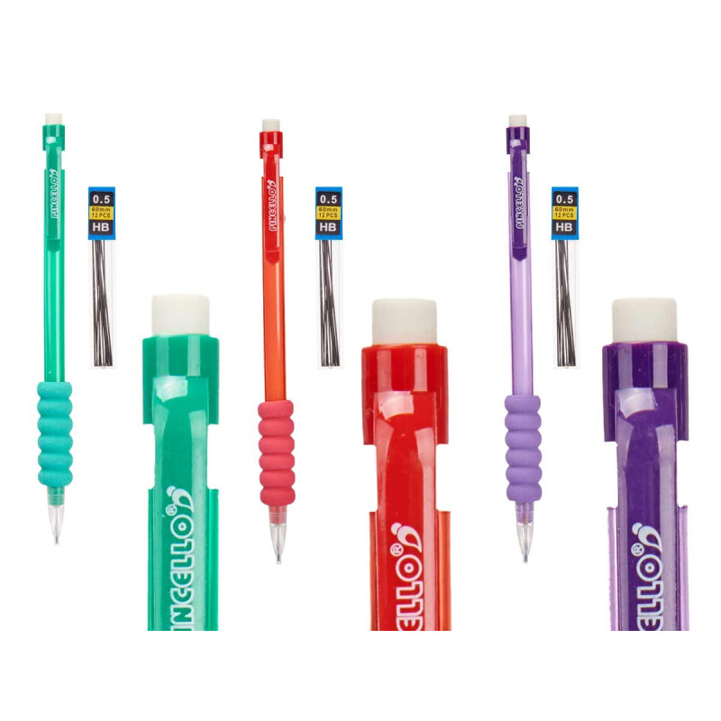 PORTE-MINES SILICONE 12 MINES DE RECHANGE