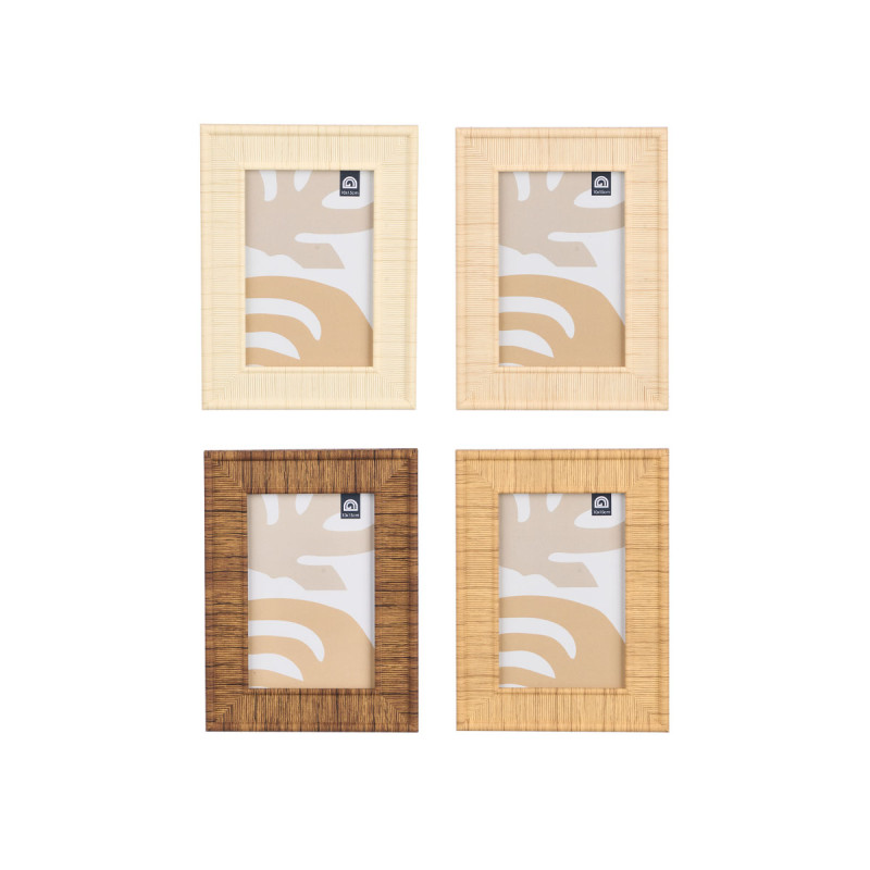 STRIPED PHOTO FRAME 10X15 ASSORTED 4