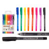 SET 8 BOLIGRAFOS FLUOR SEMIGEL