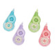 RUBAN CORRECTEUR 12 MÈTRES ASSORT 4 COULEUR PASTEL