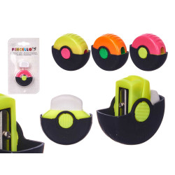 SET SHARPENER ROUND RUBBER ASSORT 4 