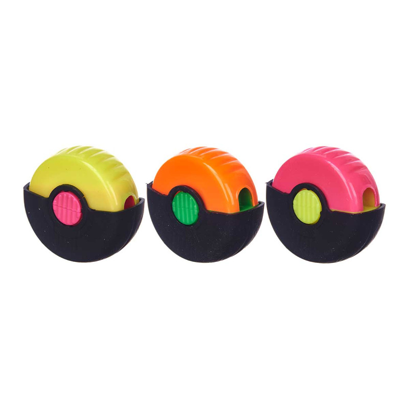 SET SHARPENER ROUND RUBBER ASSORT 4 