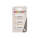 SET 3 GOMME OVALI BIANCHE