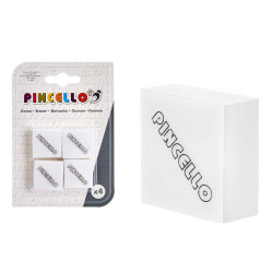 SET 4 GOMME BIANCHE