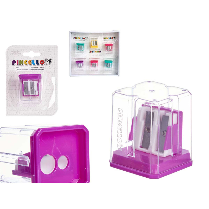 DOUBLE SQUARE SHARPENER ASSORT 4