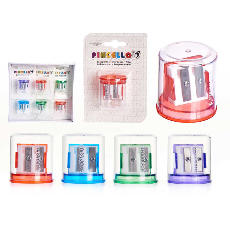 DOUBLE ROUND SHARPENER ASSORT 4