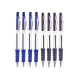 SET 4  PUSH BUTTON PENS ASSORT 2