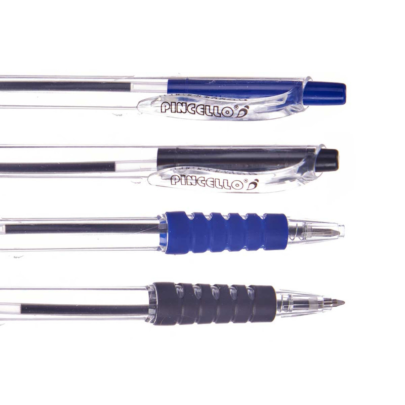 SET 4  PUSH BUTTON PENS ASSORT 2