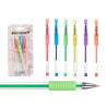 CONJ 6 CANETAS GEL FLUORESCENTE