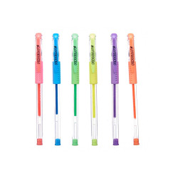 SET 6 STYLOS GEL FLUORESCENTS