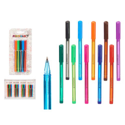 SET 10 PENNE A SFERA COLORATE