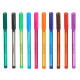 SET 10 PENNE A SFERA COLORATE