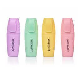 SET 4 PASTEL HIGHLIGHTERS MINI ANIMALS