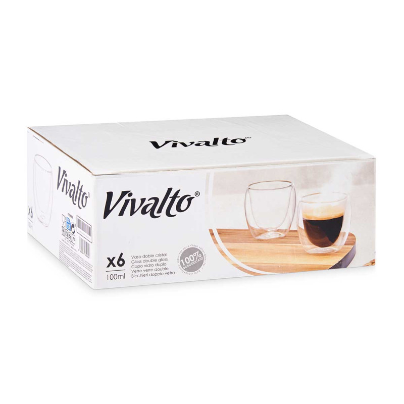 VASO BOROSILICATO CAFE 100 ML