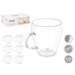 TAZZA DA COLAZIONE IN BOROSILICATO 270 ML