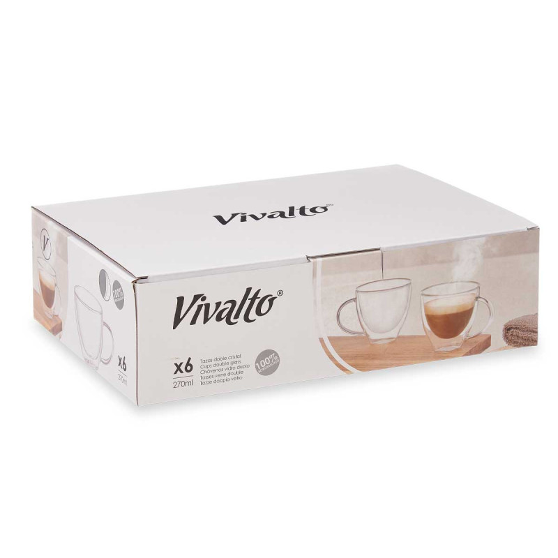TAZZA DA COLAZIONE IN BOROSILICATO 270 ML