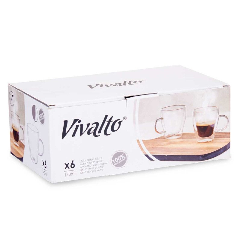 TAZZA DA CAFFÈ IN BOROSILICATO 140 ML