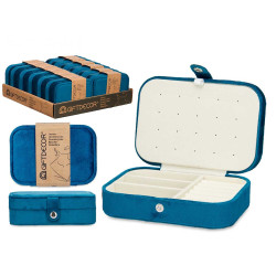 PORTAGIOIE RETTANGOLARE  BLU PETROLIO