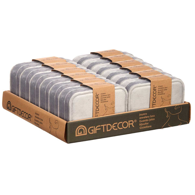 JOYERO RECTANGULAR GRIS
