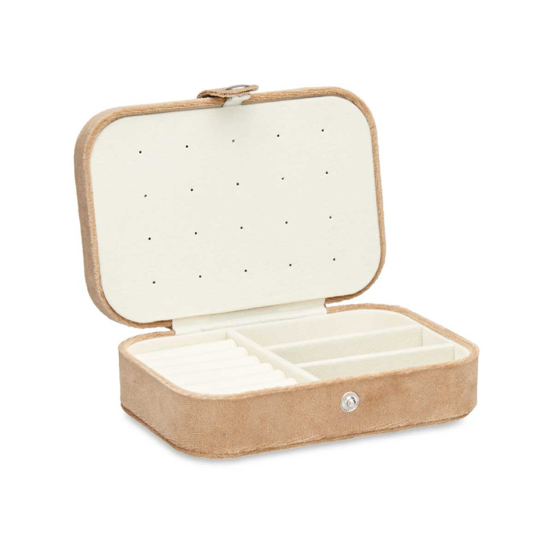 BOÎTE À BIJOUX RECTANGULAIRE BEIGE