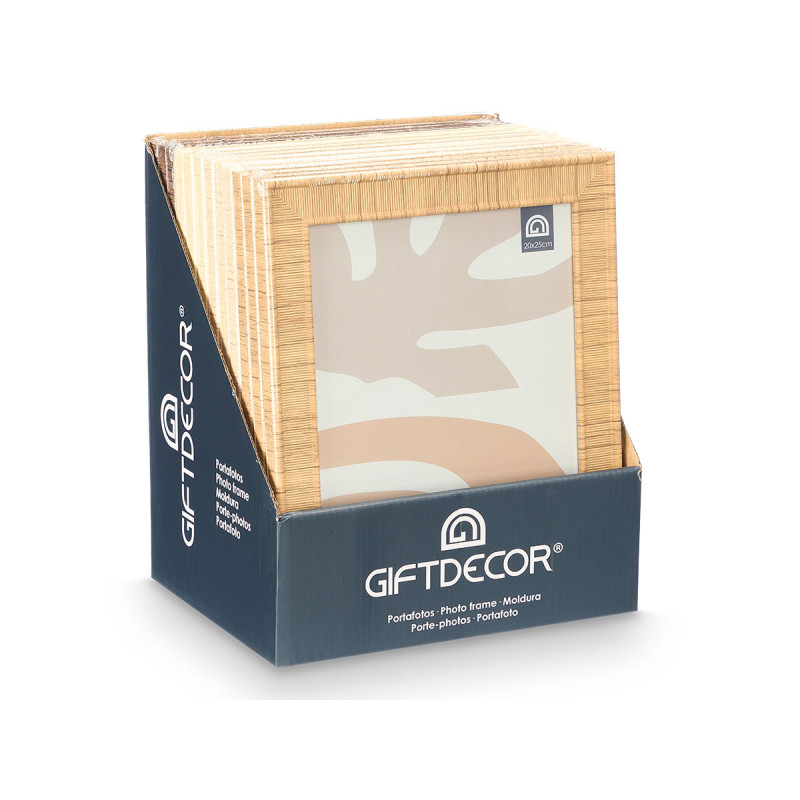 STRIPED PHOTO FRAME 20X25 ASSORTED 4