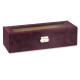  PORTA OROLOGI 6 SCOMPARTI CON CHIAVE BORDEAUX