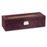  PORTA OROLOGI 6 SCOMPARTI CON CHIAVE BORDEAUX