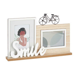 DOUBLE PHOTO HOLDER SMILE