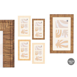 STRIPED FRAME 3 VERTICAL PICTURES ASSORTED 4