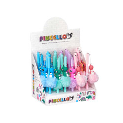 CANETA COM POMPOM DINOSAURO SORT 4