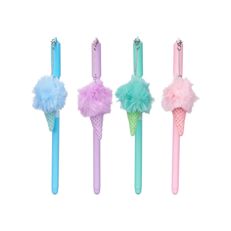 CANETA COM POMPOM GELADO SORT 4
